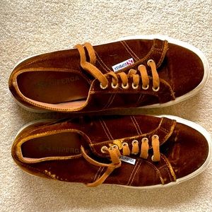 Superga velvet sneakers